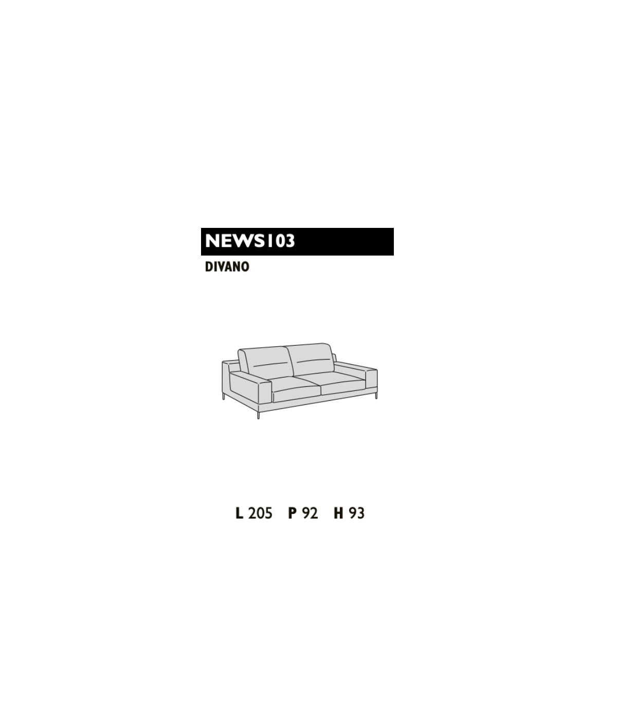 Newport 現代義式沙發