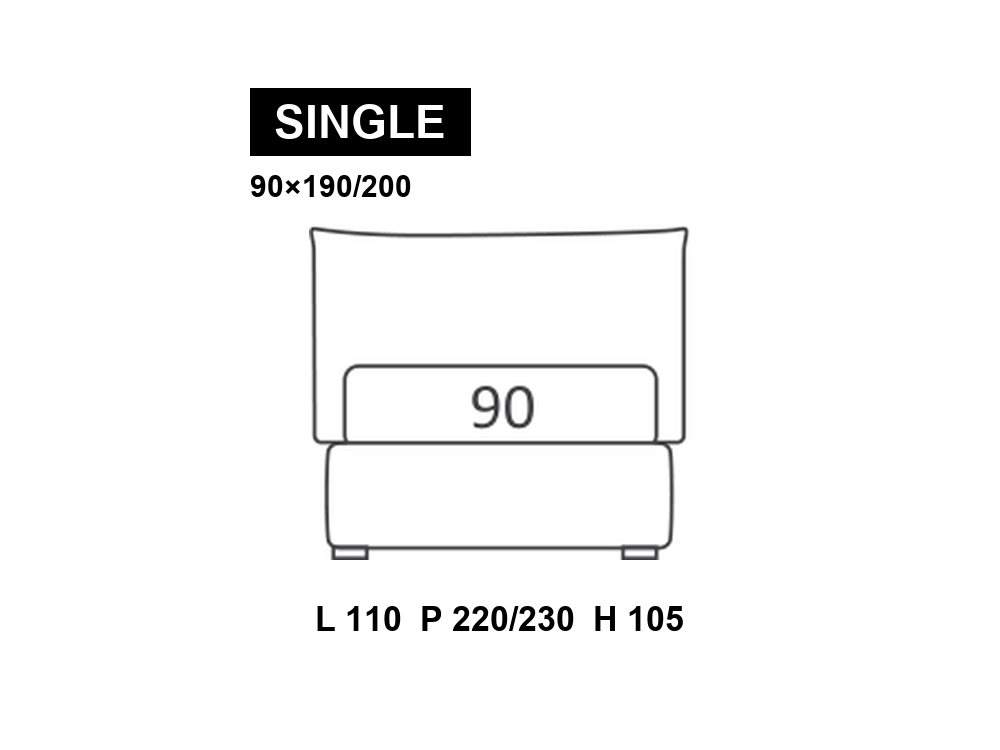 尺寸圖 Single
