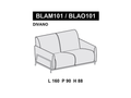 尺寸圖 BLAM101 / BLAO101