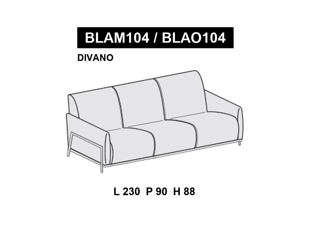尺寸圖 BLAM104 / BLAO104