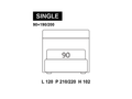 尺寸圖 Single