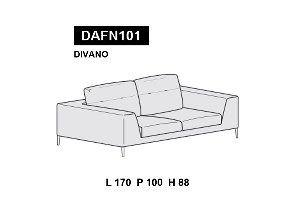 尺寸圖 DAFN 101
