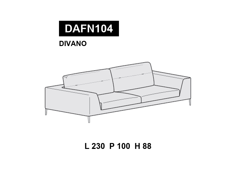 尺寸圖 DAFN 104