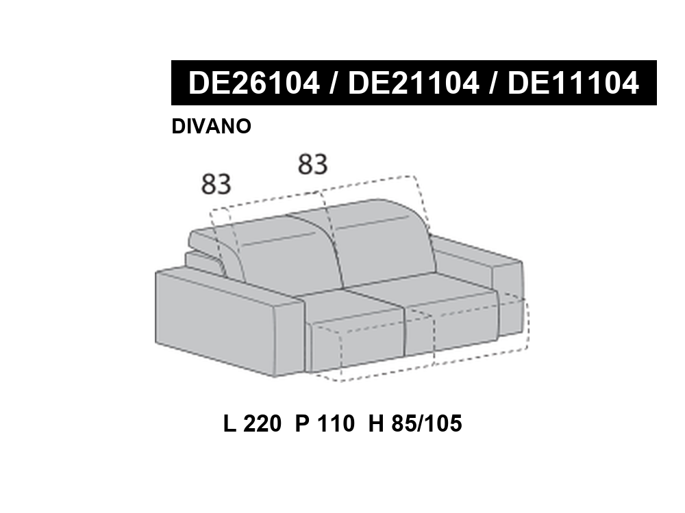 尺寸圖 DE26104 / DE21104 / DE11104