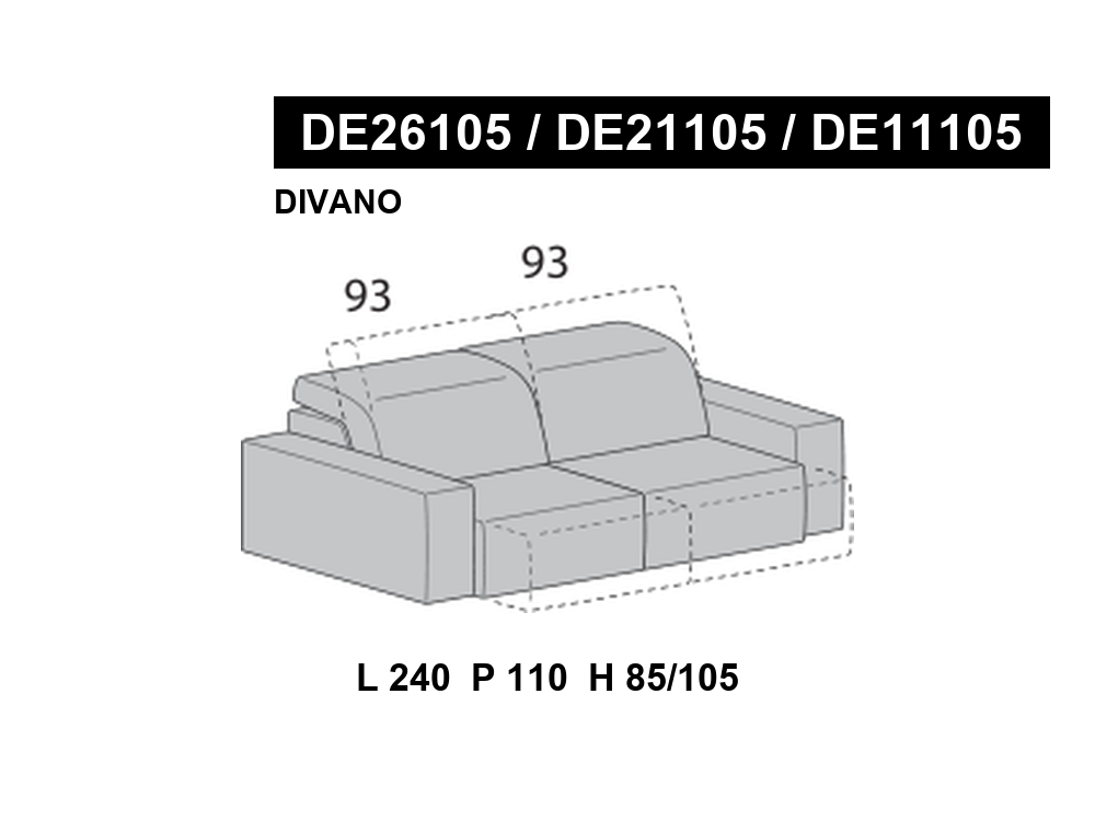 尺寸圖 DE26105 / DE21105 / DE11105