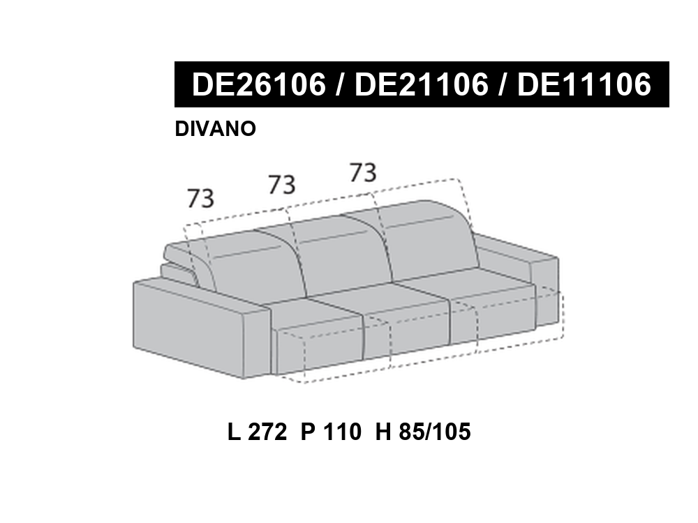 尺寸圖 DE26106 / DE21106 / DE11106