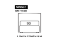 尺寸圖 Single