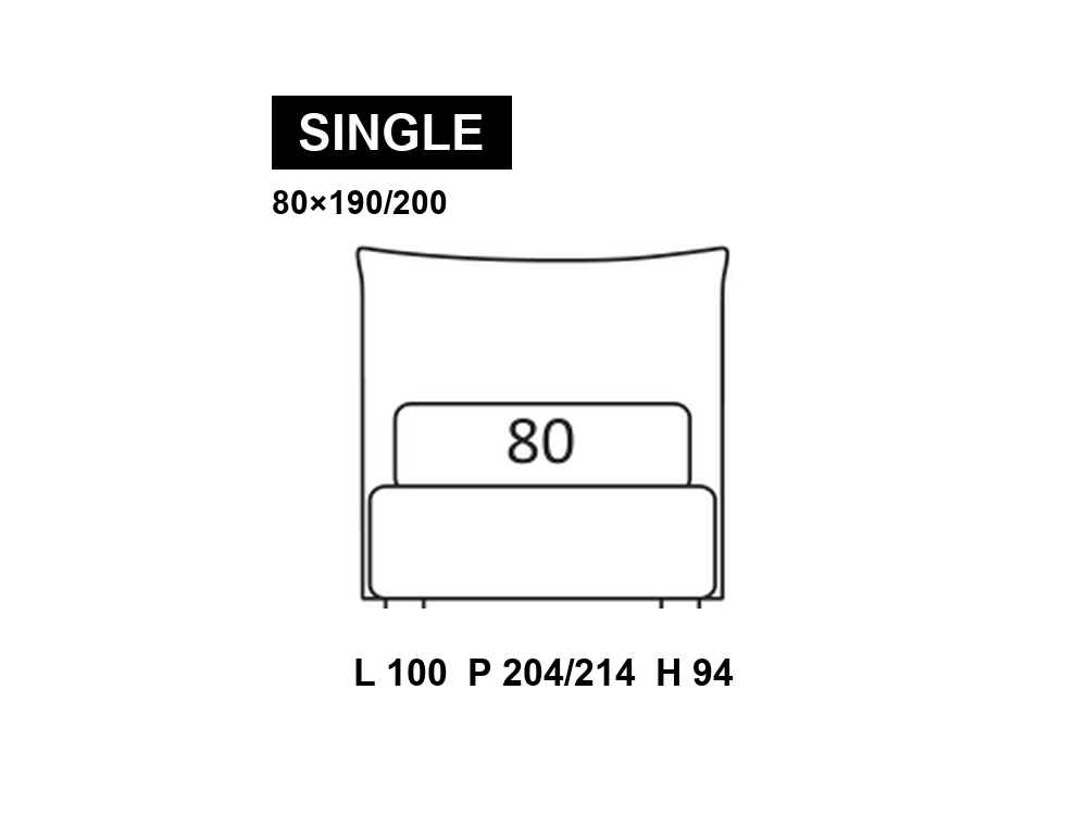 尺寸圖 Single