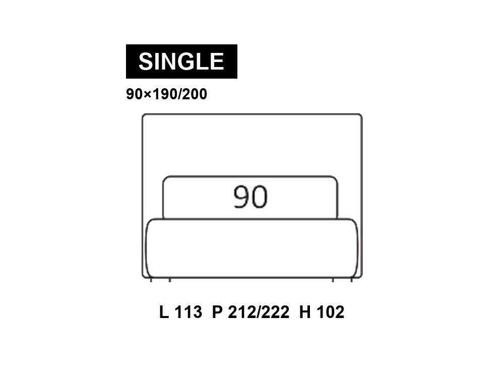 尺寸圖 Single