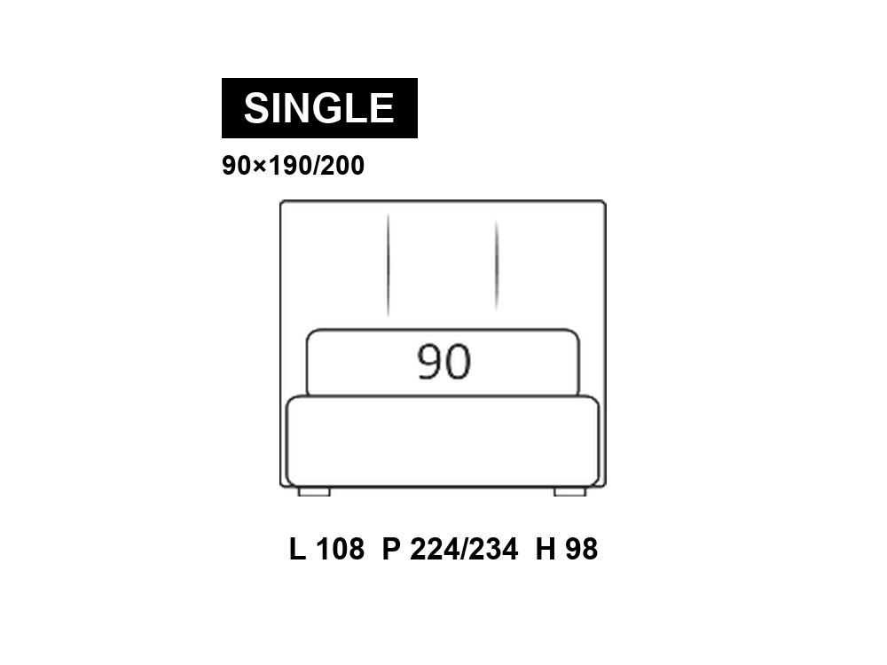尺寸圖 Single