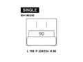 尺寸圖 Single