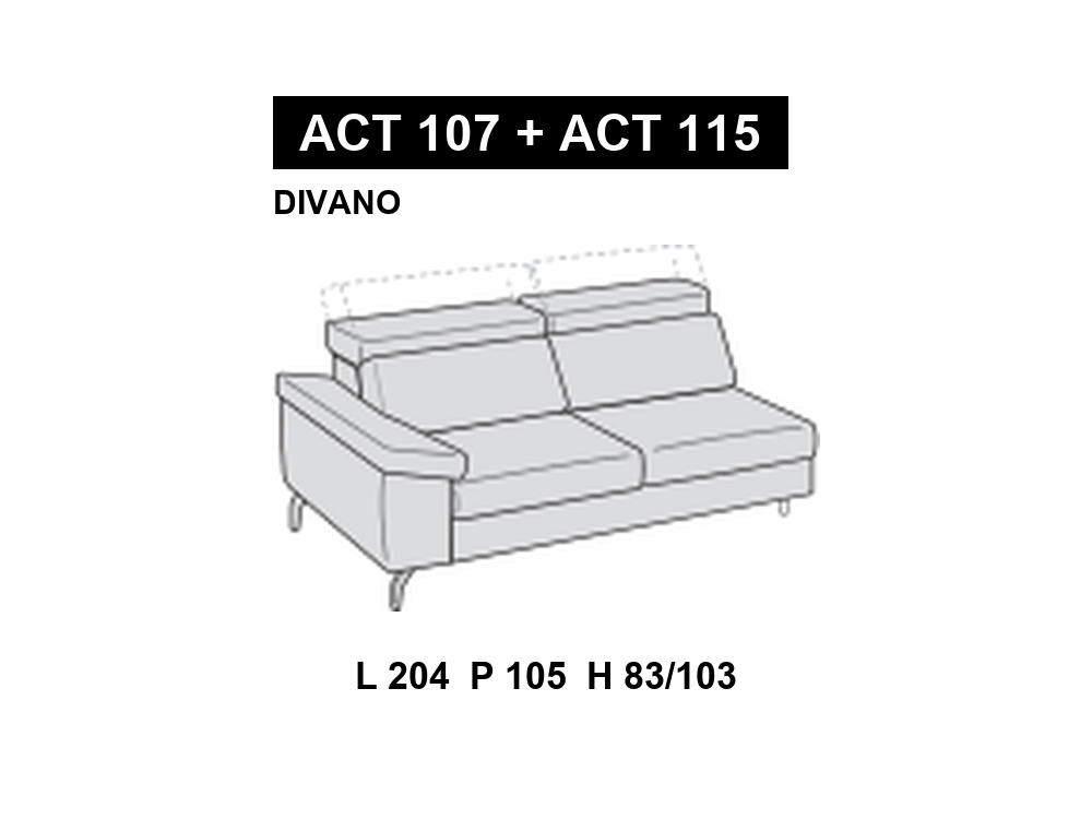 尺寸圖 ACT 107 + ACT 115